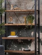 Mooie Mangohouten Boekenkast - Zo Goed Als Nieuw!, Ophalen, Met plank(en), 100 tot 150 cm, Zo goed als nieuw