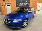 Volvo V50 2.0 Edition II R Design CRUISE / CLIMA / ONDERHOUD, Auto's, Volvo, Voorwielaandrijving, 1350 kg, Zwart, Blauw
