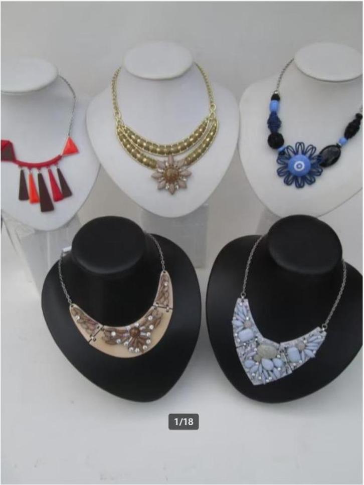 Colliers van Hoogwaardige kwaliteit ( Frans design ), Sieraden, Tassen en Uiterlijk, Kettingen, Nieuw, Overige materialen, Overige kleuren