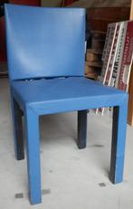 5 B&B Italia (Arcadia) Arcara vintage design stoelen, Huis en Inrichting, Metaal, Vijf, Zes of meer stoelen, Blauw, Gebruikt