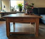 Teakhouten salontafel, Huis en Inrichting, Tafels | Salontafels, Ophalen, 100 tot 150 cm, 50 tot 100 cm, Zo goed als nieuw