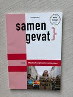 Samengevat VWO Maatschappijwetenschappen, Boeken, Schoolboeken, Ophalen of Verzenden, Zo goed als nieuw, VWO, Maatschappijleer