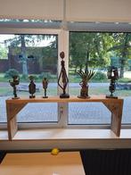 5 mooie kunst beeldjes van Messing Koper, Ophalen of Verzenden