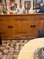 Grote Eiken Ridderkast - Volledig eiken, Ophalen, Gebruikt, Eikenhout, Met lade(s)