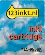 *GRATIS* Cartridge LC-985BK voor Brother printers, Computers en Software, Nieuw, Cartridge, 123inkt.nl, Ophalen