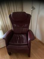 Lederen Relaxfauteuil, Huis en Inrichting, Fauteuils, Ophalen, Gebruikt, Minder dan 75 cm, Leer
