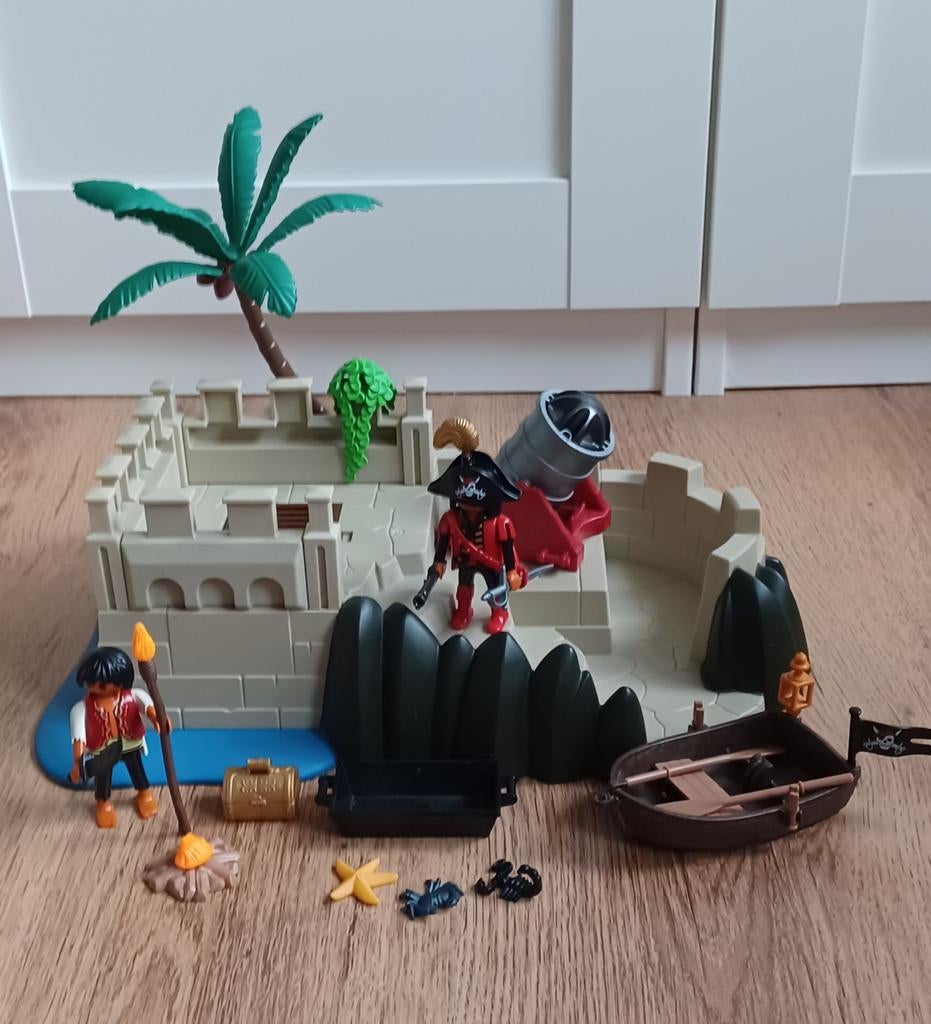 Playmobil Piraten eiland, Ophalen of Verzenden, Zo goed als nieuw