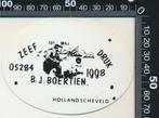 Sticker: Zeefdruk en Stickers Boertien - Hollandscheveld (4), Ophalen of Verzenden, Zo goed als nieuw, Bedrijf of Vereniging