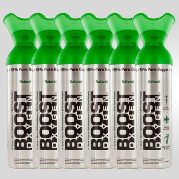 Zuivere Zuurstof Kopen? Boost 6 pack 95% Puur In Flesjes! beschikbaar voor biedingen