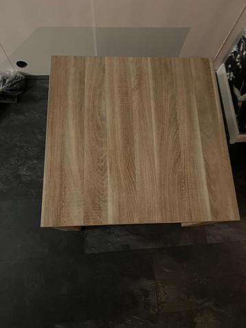 2x salontafel hout 