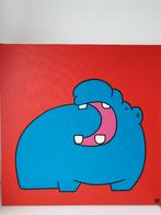 Schilderijen olifant en nijlpaard, Ophalen, Gebruikt, Wanddecoratie