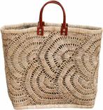 rieten ibiza style tas / strandtas, Huis en Inrichting, Mand, Nieuw, Ophalen of Verzenden, Riet