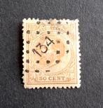 Nederland 1872 nvph nr 27 Koning Willem III, Postzegels en Munten, Postzegels | Nederland, Ophalen of Verzenden, Gestempeld