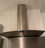 Afzuigkap rvs 90cm breed, Ophalen, Gebruikt, Wandschouwkap, Vrijstaand
