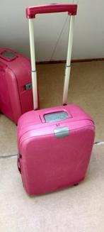 Handbagage Hart Kleur Roze, Gebruikt, Minder dan 35 cm, Hard kunststof, Slot