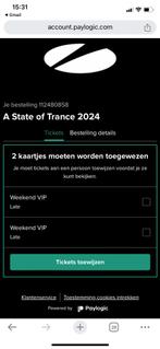 2 VIP kaarten State of Trance, Tickets en Kaartjes, Concerten | House, Techno en Trance