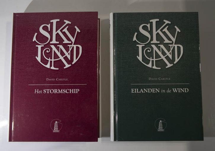 Skyland, Eilanden in de wind & Het Stormschip, Boeken, Science fiction, Zo goed als nieuw, Ophalen of Verzenden
