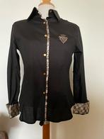 Gucci Blouse Zwart Maat S/ M - ZGAN, Verzenden, Zo goed als nieuw, Maat 36 (S), Zwart