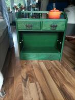 Oud robuust Groen Houten Kastje met Lades, Antiek en Kunst, Ophalen