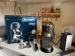 deLonghi Dedica piston machine, Witgoed en Apparatuur, Koffiezetapparaten, Ophalen of Verzenden, Gebruikt, Espresso apparaat