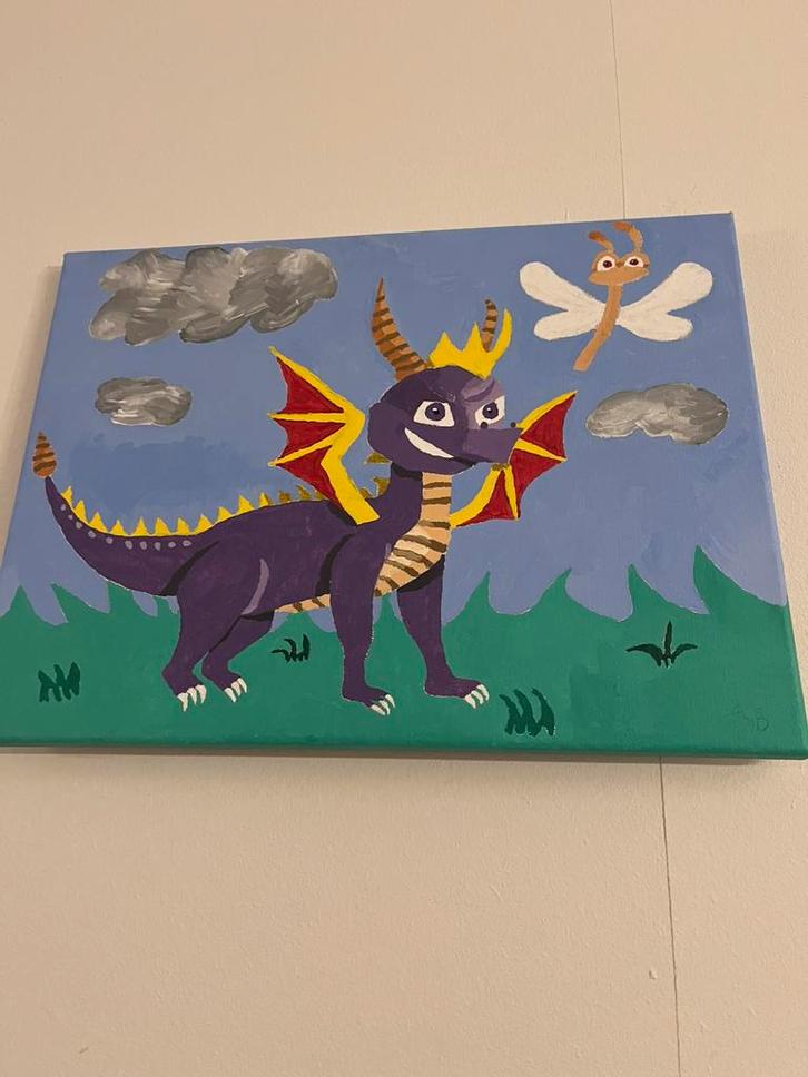 Spyro the dragon, Antiek en Kunst, Kunst | Overige Kunst, Ophalen