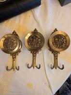 Messing Italië haken kapstok kledinghaken vintage jr 70, Antiek en Kunst, Ophalen of Verzenden