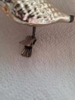 Antieke vogel op clip h, Gebruikt, Onbekend, Ophalen of Verzenden, Losse verkoop