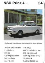 Autokaartje NSU Prinz 4 L, Verzamelen, Verzenden, Zo goed als nieuw, Auto's