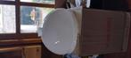 Hanglamp glas met koperen armatuur in lengte verstelbaar, Huis en Inrichting, Lampen | Hanglampen, Gebruikt, 50 tot 75 cm, Ophalen of Verzenden