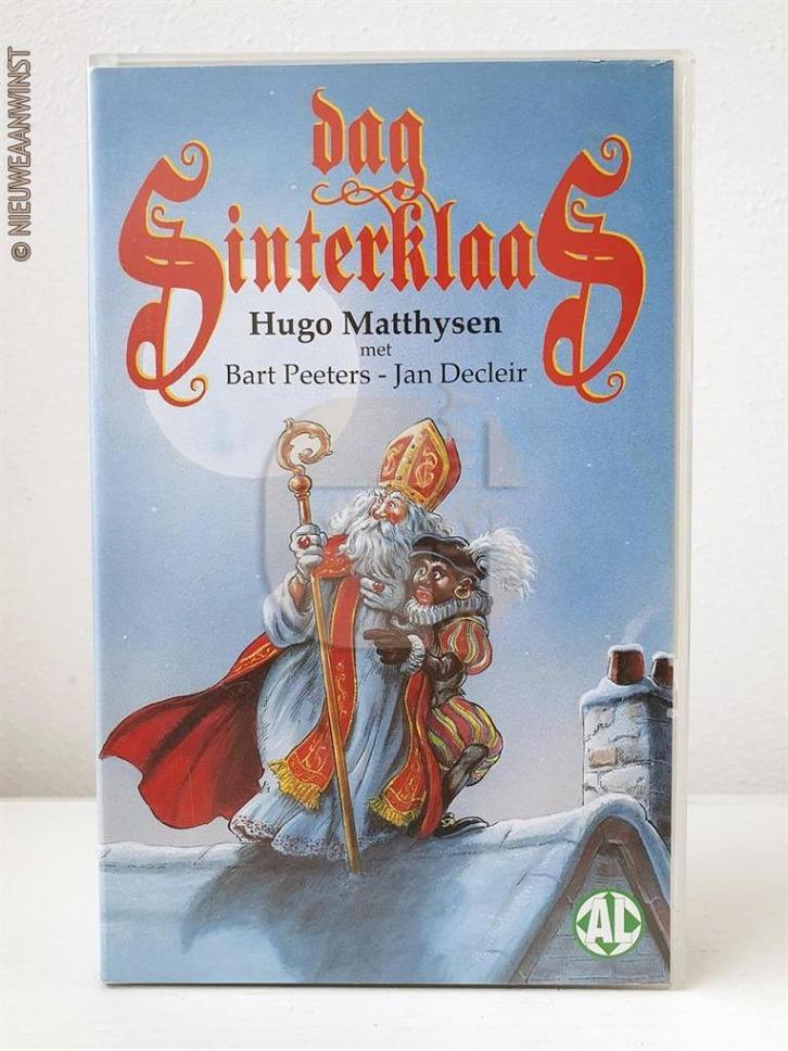 VHS Dag Sinterklaas TV1 - Bart Peeters 1996, Diversen, Sinterklaas, Zo goed als nieuw, Verzenden