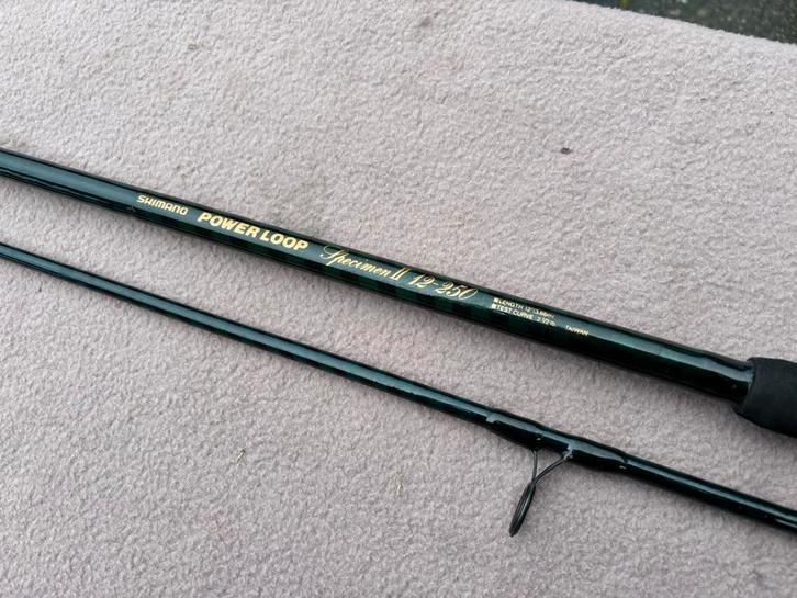 Shimano powerloop specimen 12ft 2.5lbs karperhengel, Watersport en Boten, Hengelsport | Karpervissen, Gebruikt, Overige typen