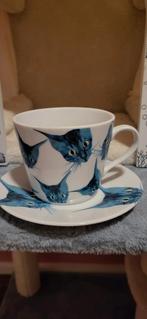 IKEA Kop en Schotel - Katten Design, Ophalen, Zo goed als nieuw, Overige stijlen, Kop(pen) en/of Schotel(s)