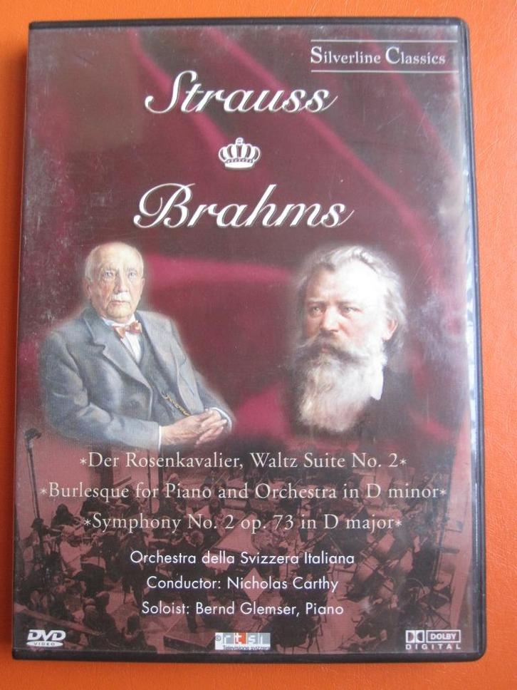 Strauss & Brahms - Der Rosenkavalier / Symphony Nr 2, Cd's en Dvd's, Dvd's | Muziek en Concerten, Zo goed als nieuw, Muziek en Concerten
