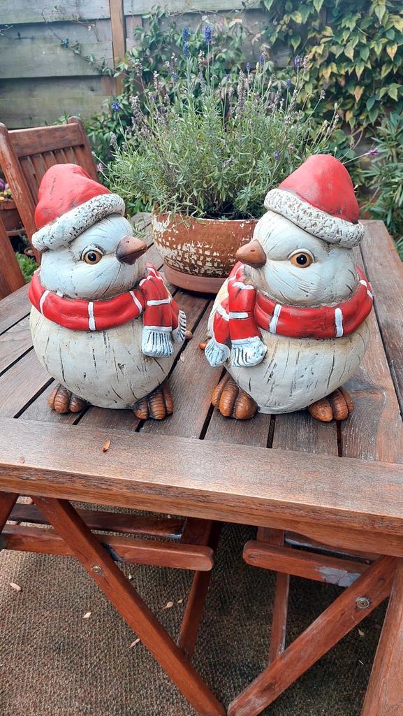 2 Vrolijke kerst vogels, Diversen, Kerst, Nieuw, Ophalen