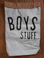 CarlijnQ Paperbag | Boys stuff - speelgoed opberg zak, Kinderen en Baby's, Speelgoed | Overig, Jongen, Ophalen of Verzenden