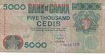 Ghana 5000 cedis 4-8-2003 #, Postzegels en Munten, Bankbiljetten | Afrika, Los biljet, Overige landen, Verzenden