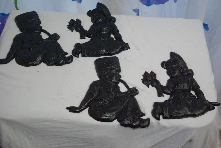 Gietijzeren voorwerpen, Antiek en Kunst, Kunst | Beelden en Houtsnijwerken, Ophalen of Verzenden