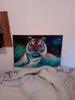 3D Schilderij Tijger, Minder dan 50 cm, Ophalen of Verzenden, Zo goed als nieuw, Schilderij