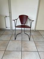 4 eetkamerstoelen, Huis en Inrichting, Ophalen, Gebruikt, Bruin, Leer