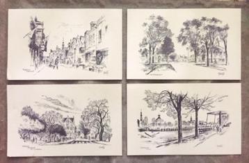 Ansichtkaarten 8 x Purmerend Maarten Oorwijn Vintage beschikbaar voor biedingen