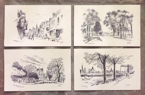 Ansichtkaarten 8 x Purmerend Maarten Oorwijn Vintage, Verzamelen, Ansichtkaarten | Nederland, Ongelopen, Noord-Holland, 1980 tot heden