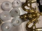 Schitterende antieke vuurvergulde6armige.kroon.., Antiek en Kunst, Antiek | Lampen, Ophalen of Verzenden