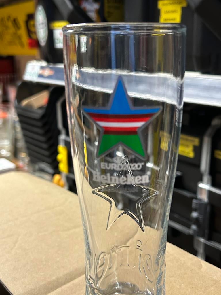 Heineken EK 2020 glas Azerbeidzjan, Verzamelen, Ophalen, Nieuw, Bierglas