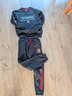 Joggingpak zwart Feyenoord 140/146, Ophalen of Verzenden