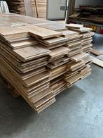 45 m2 eiken lamel parketvloer . 19 cm breed 15 mm dik, Gebruikt, 2e hands product geen info bekend, 2e hands product geen info bekend