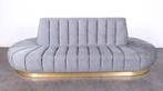 Horecabank zeegroen ovaal PMP 305cm, Huis en Inrichting, Ophalen of Verzenden, Gebruikt, Stof, Luxe
