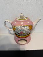 Thepot met rechaud warmhouder blond Amsterdam, Ophalen of Verzenden, Zo goed als nieuw, Aardewerk, Blond Amsterdam