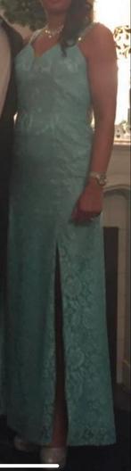 Mintgroene Gala Jurk Maat 38/40, Kleding | Dames, Gelegenheidskleding, Maat 38/40 (M), Galajurk, Ophalen of Verzenden, Zo goed als nieuw