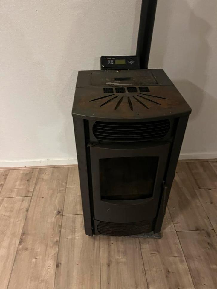 Pelletkachel, Huis en Inrichting, Kachels, Gebruikt, Vrijstaand, Pelletkachel, Overige brandstoffen, Ophalen