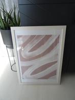 NIEUW TRENDY SCHILDERIJ met ABSTRAKTE PRINT - 55 x 75 cm, Ophalen, Nieuw, Schilderij, 75 cm of meer